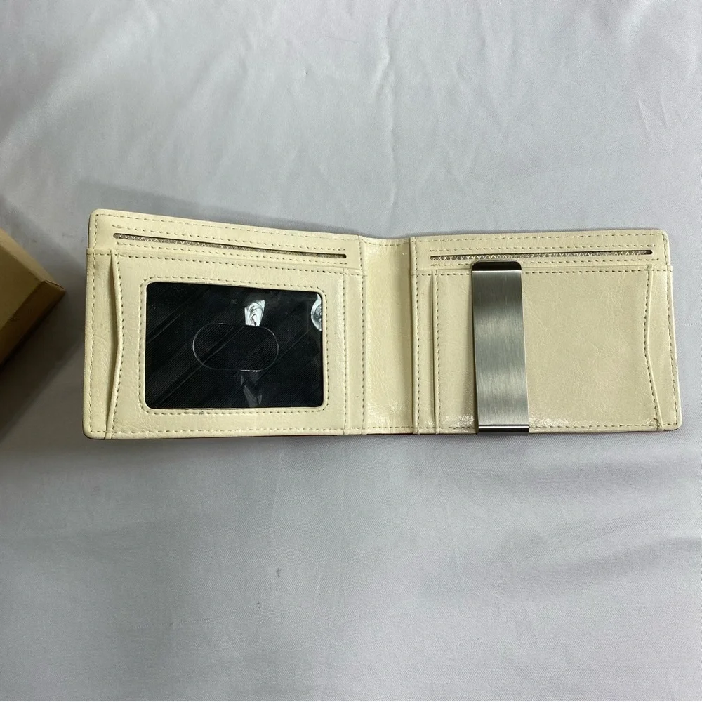 Zitahli Slim Leather RFID Blocking Money Clip Wallet